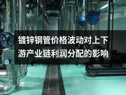 镀锌钢管价格波动对上下游产业链利润分配的影响